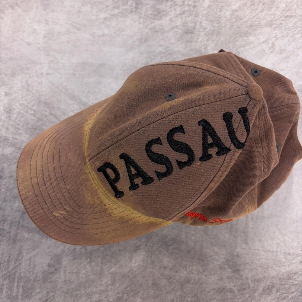Passau Deutschland Germany Baseball Cap Brown Distressed Bayern Style Hat